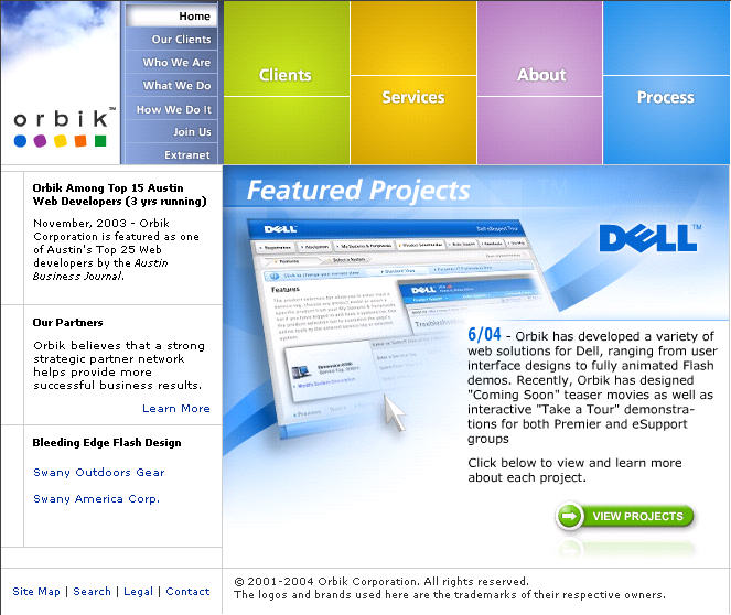 Custom Web Development - Orbik / Dell